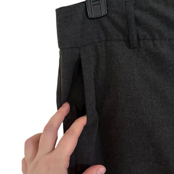 Dalia Collection Dark Gray Mid Rise Dress Pants Size 8 - Picture 3 of 7